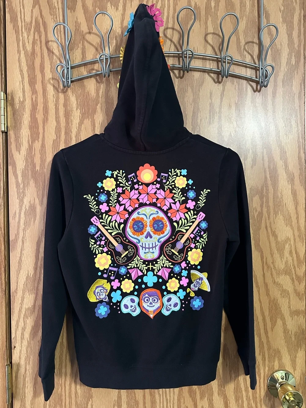 Disney Coco Seize Your Moment Girls Full Zip Jacket Size Large